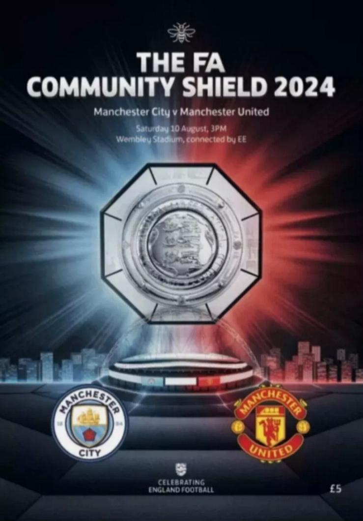 2024 COMMUNITY SHIELD - MAN CITY v MAN UTD
